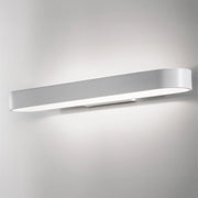 Lampada da parete Cip Lineare LED 15.5W in alluminio bianco opaco 42.5cm, Design moderno per illuminazione d'interni, Temperatura luce 3000K, IP20