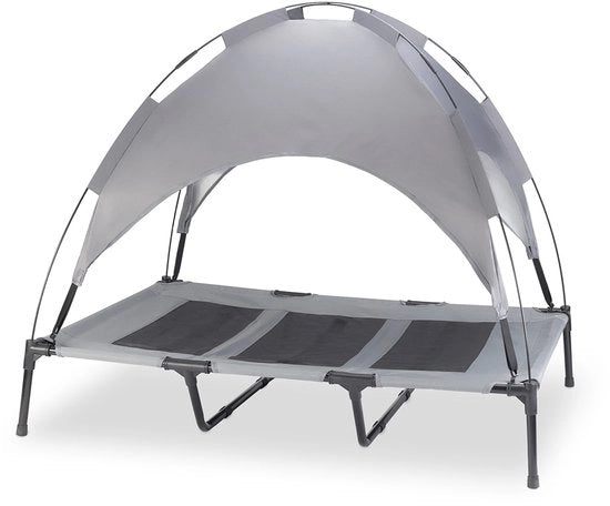 Sedia per Cani in Plastica con Tetto Soffiabile XXL 122x92x95cm