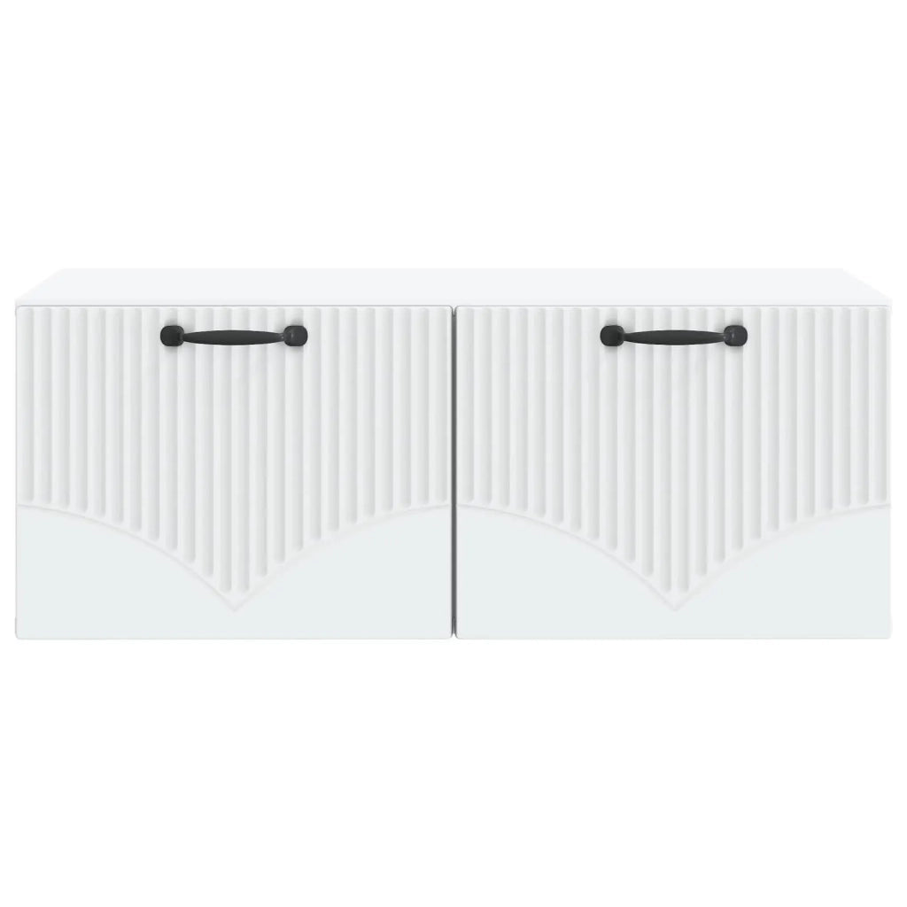 Mobile Porta TV da Muro Bianco 78,5 x 41 x 30 cm 899025