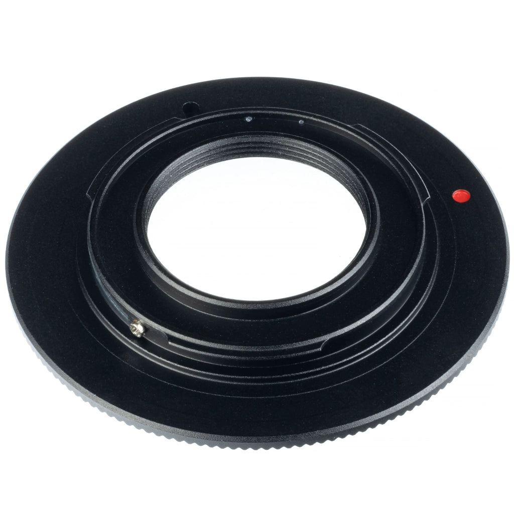 Adattatore C-Mount a Micro 4/3 – Compatibile con Fotocamere Olympus PEN e Panasonic | Alluminio Ossidato, Alta Durata