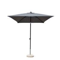 Ombrellone da Giardino palo centrale in alluminio - MUTE Dimensioni: 2x2, Colore: Grigio scuro