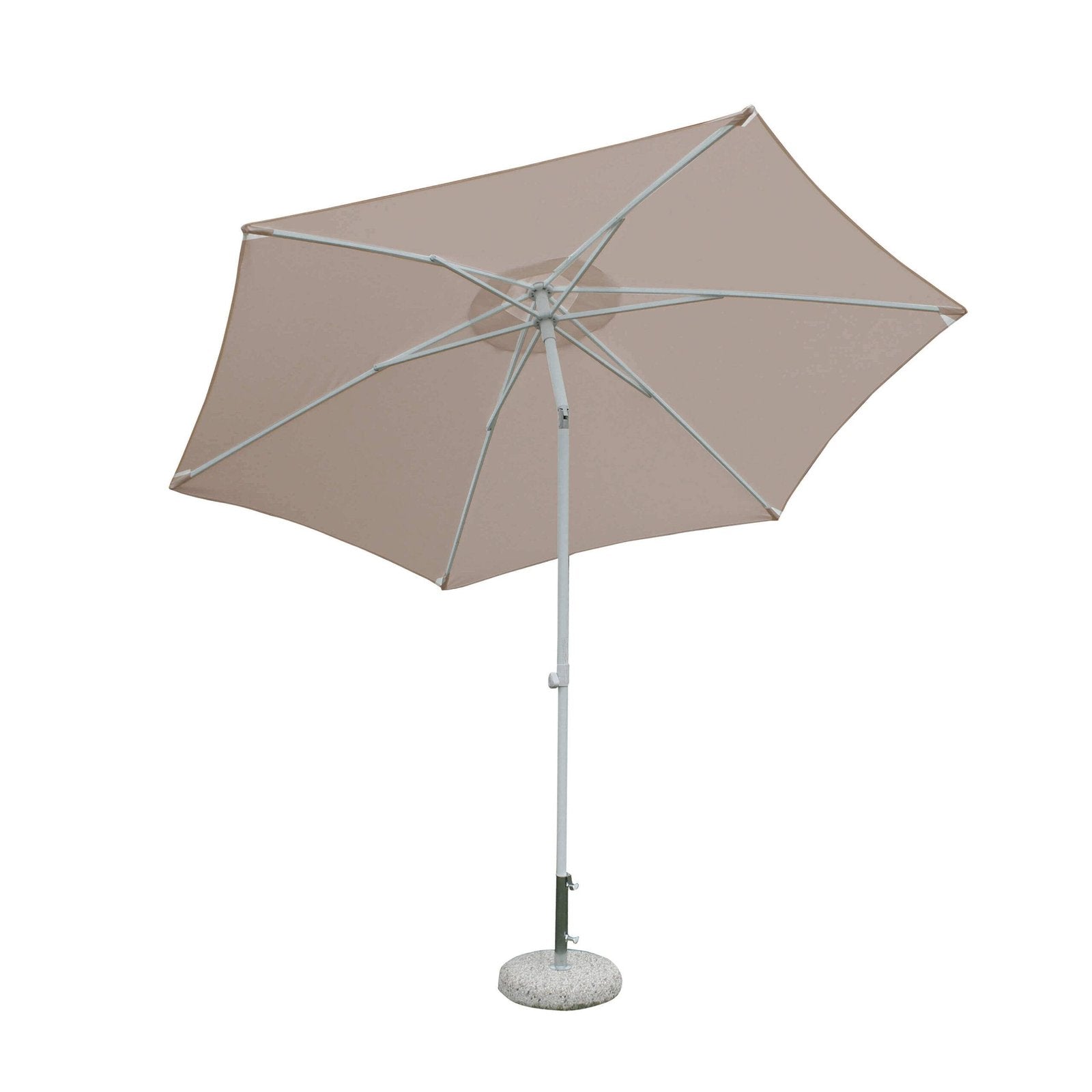 Ombrellone da Giardino palo centrale in alluminio - MUTE Dimensioni: 3 M, Colore: Taupe