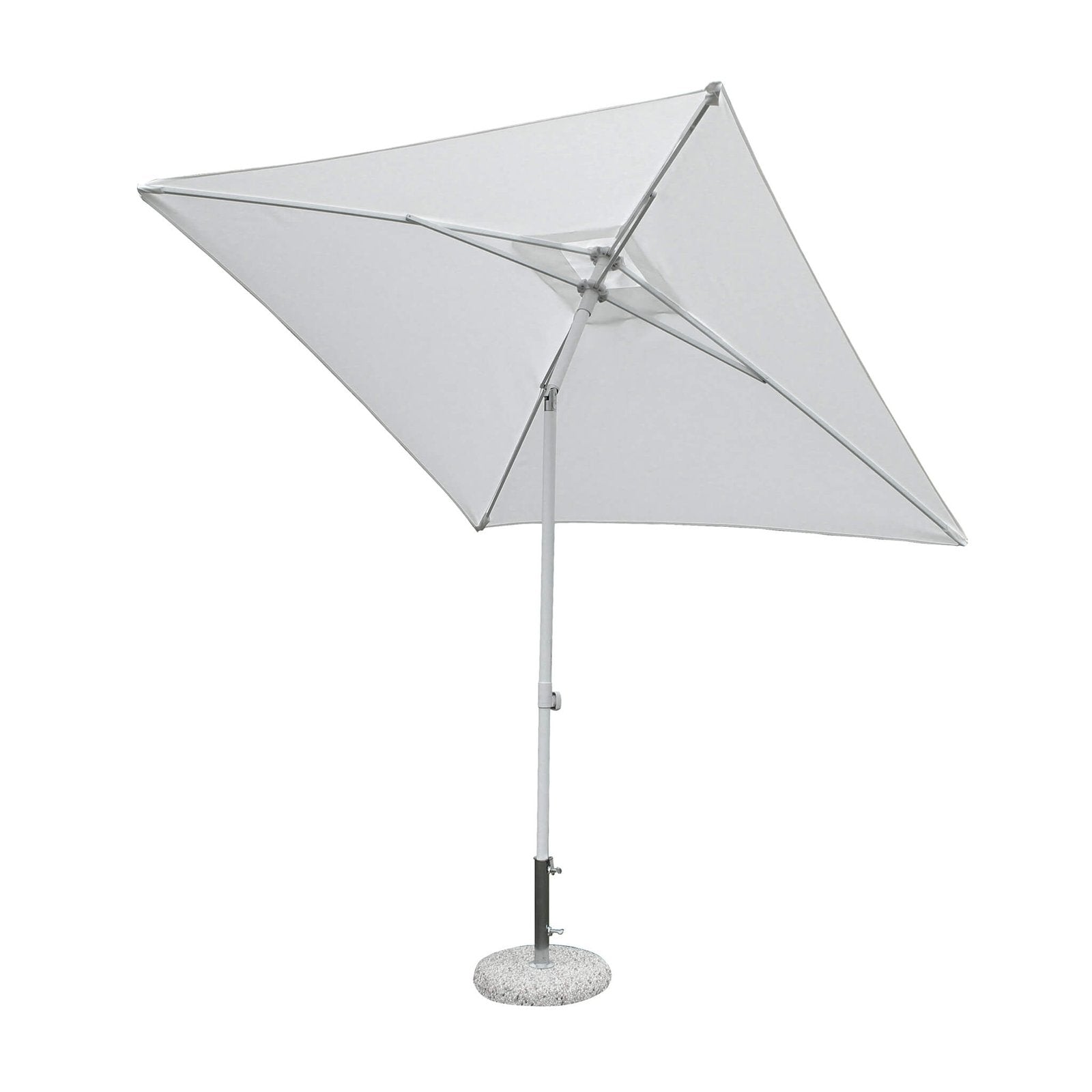 Ombrellone da Giardino palo centrale in alluminio - MUTE Dimensioni: 2x2, Colore: Bianco
