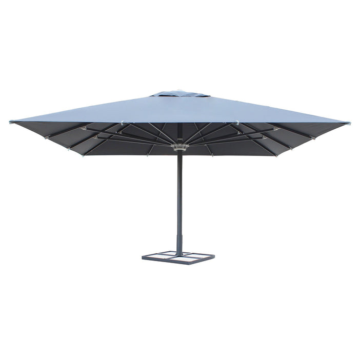 Ombrellone da Giardino 5x5 palo centrale in alluminio - NILO Colore: Antracite