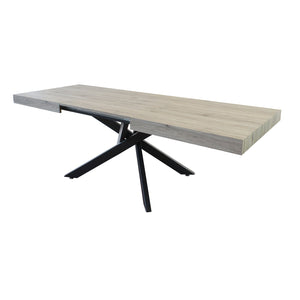 Tavolo da pranzo allungabile 160/240x90 - POTHOS Colore: Naturale con Venature
