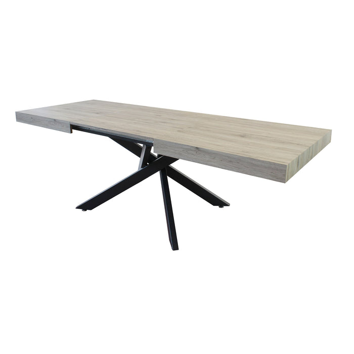 Tavolo da pranzo allungabile 160/240x90 - POTHOS Colore: Naturale con Venature