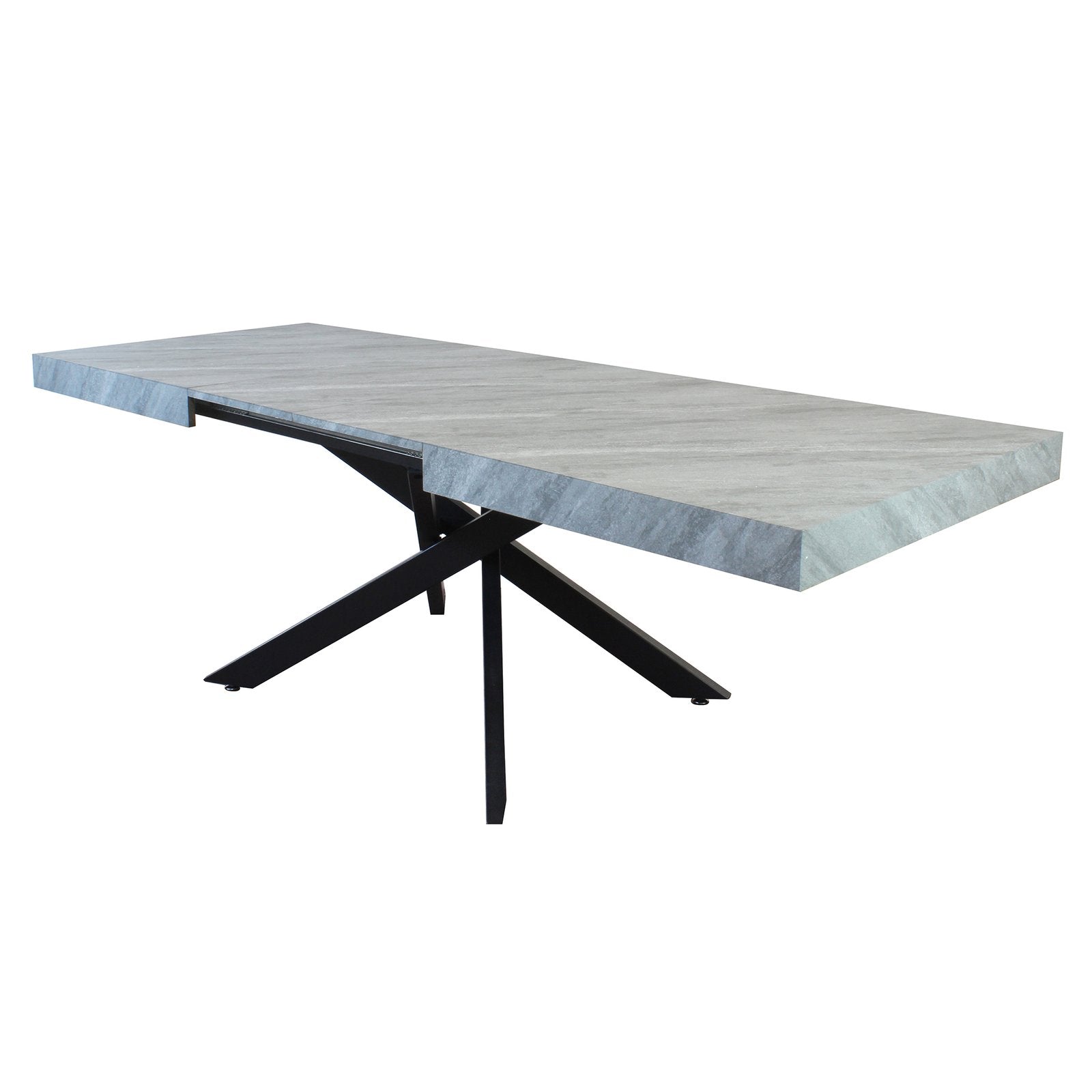 Tavolo da pranzo allungabile 160/240x90 - POTHOS Colore: Grigio