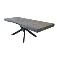 Tavolo da pranzo allungabile 160/240x90 - POTHOS Colore: Antracite