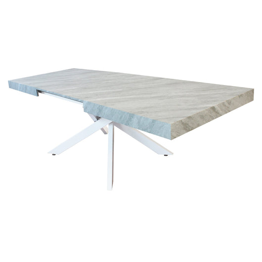 Tavolo da pranzo allungabile 160/240x90 - POTHOS Colore: Grigio