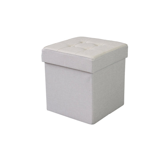 Pouf contenitore in stoffa - STOFFY Colore: Tortora