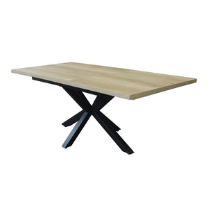 Tavolo da pranzo allungabile 160/200x90 - THISBE Colore: Naturale con Venature