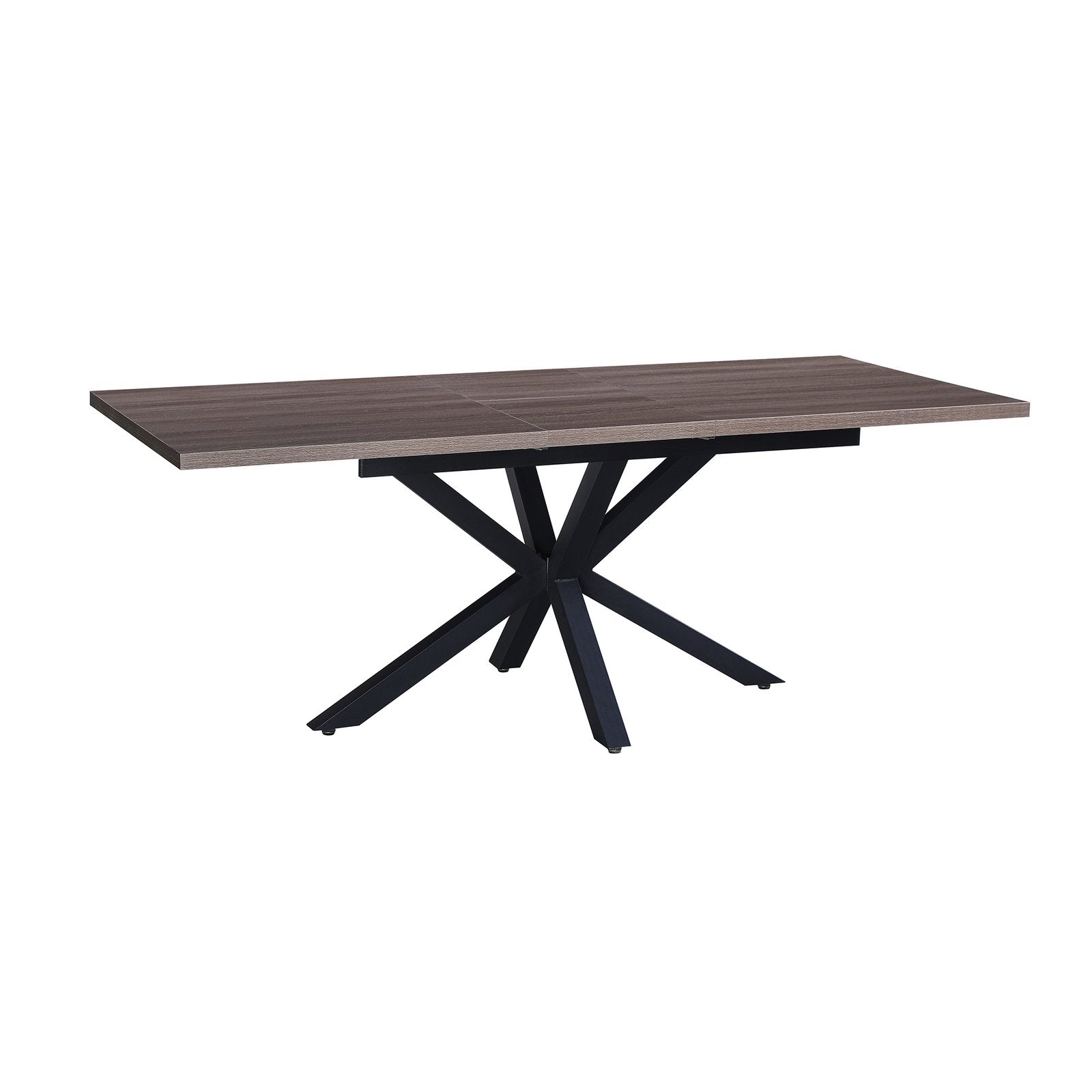 Tavolo da pranzo allungabile 160/200x90 - THISBE Colore: Grigio scuro