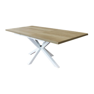 Tavolo da pranzo allungabile 160/200x90 - THISBE Colore: Naturale con Venature