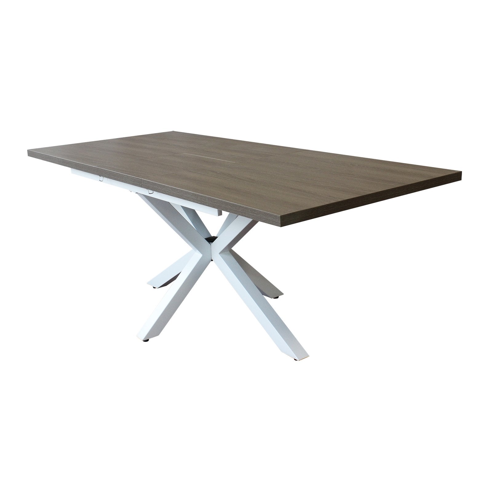 Tavolo da pranzo allungabile 160/200x90 - THISBE Colore: Grigio scuro