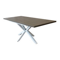 Tavolo da pranzo allungabile 160/200x90 - THISBE Colore: Grigio scuro