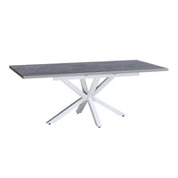 Tavolo da pranzo allungabile 160/200x90 - THISBE Colore: Grigio