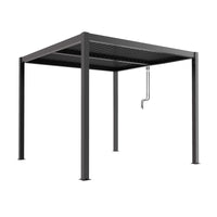 Pergola bioclimatica in alluminio - TONY Dimensioni: 3X3, Colore: Antracite