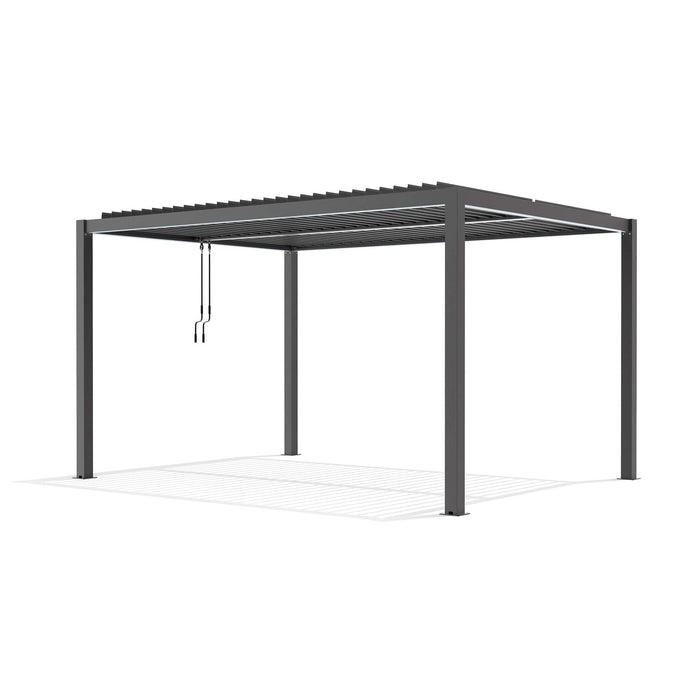 Pergola bioclimatica in alluminio - TONY Dimensioni: 3X4, Colore: Antracite