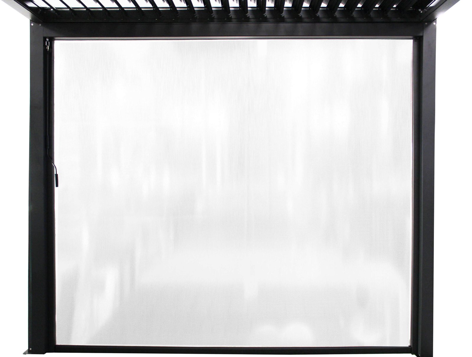 Laterale per pergola biocliamatica in PVC - TONY Dimensioni: 3 M, Colore: Antracite