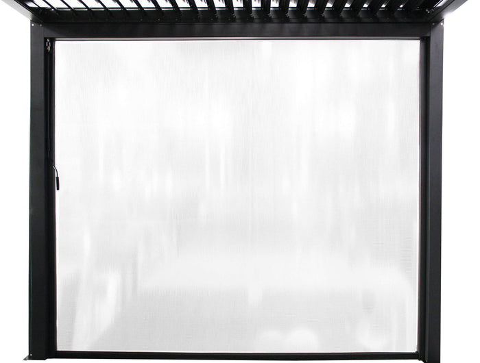 Laterale per pergola biocliamatica in PVC - TONY Dimensioni: 3 M, Colore: Antracite