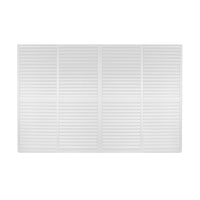 Laterale scorrevole per pergola bioclimatica con lamelle in alluminio - TONY Dimensioni: 4 M, Colore: Bianco