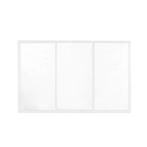 Laterale scorrevole per pergola bioclimatica con vetro - TONY Colore: Bianco, Dimensioni: 4 M