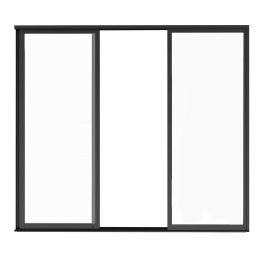 Laterale scorrevole per pergola bioclimatica con vetro - TONY Colore: Antracite, Dimensioni: 3 M
