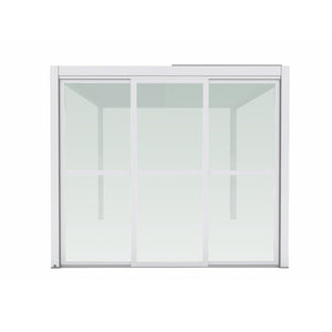 Parete laterale in policarbonato per pergola bioclimatica Tony - TONY Colore: Bianco