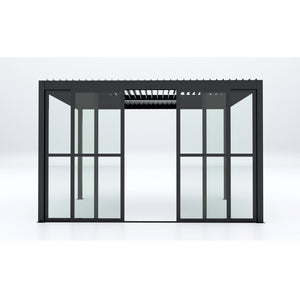 Parete laterale in policarbonato per pergola bioclimatica Tony - TONY Colore: Antracite