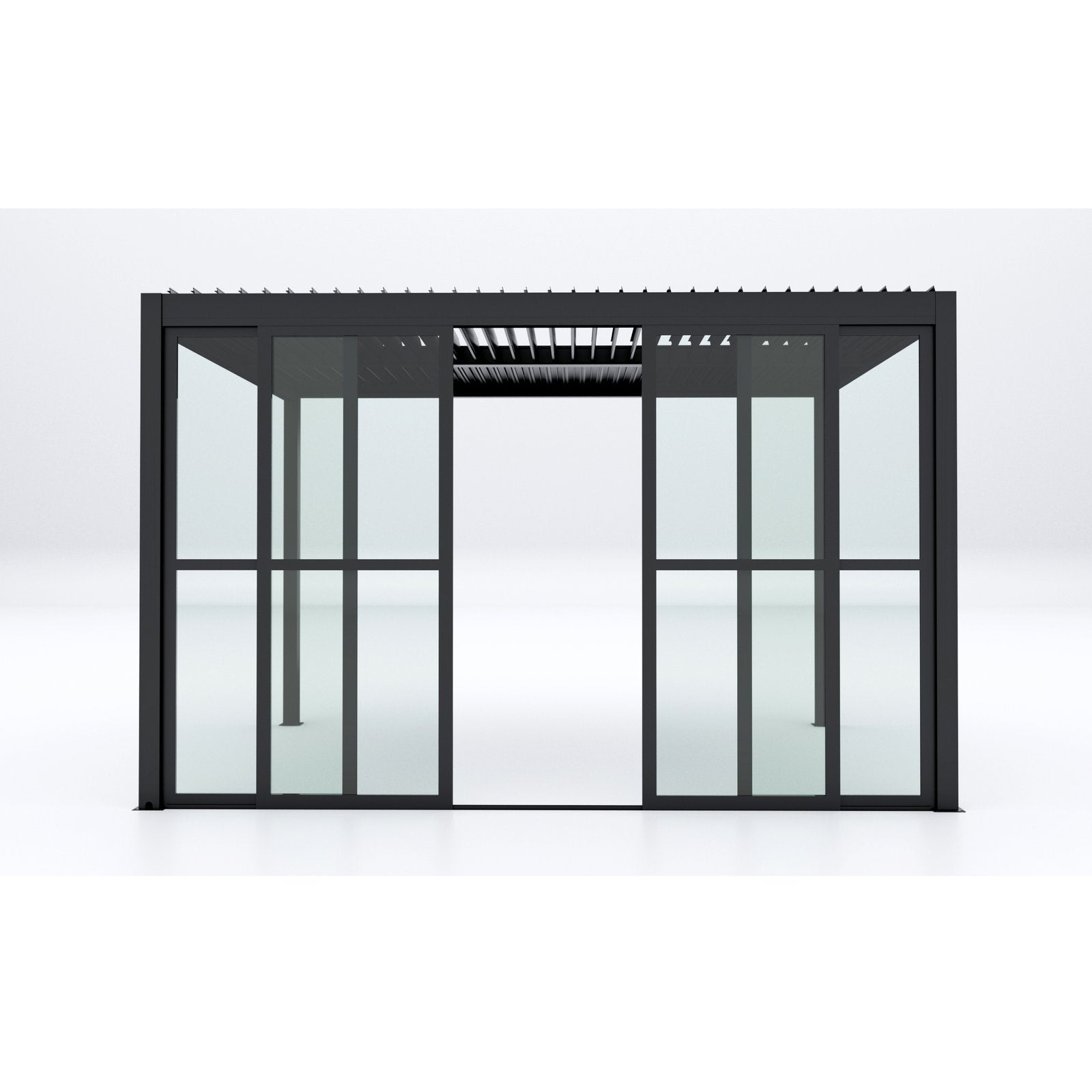 Parete laterale in policarbonato per pergola bioclimatica Tony - TONY Colore: Antracite