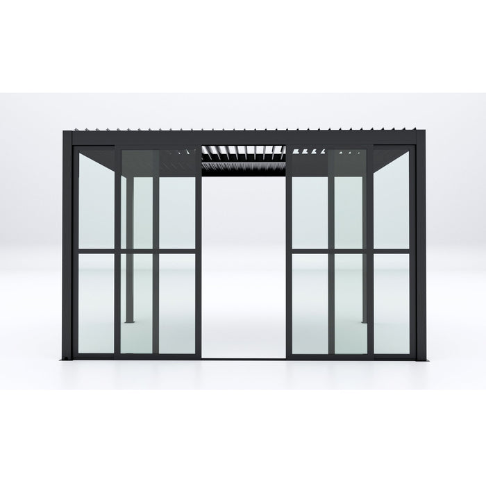 Parete laterale in policarbonato per pergola bioclimatica Tony - TONY Colore: Antracite