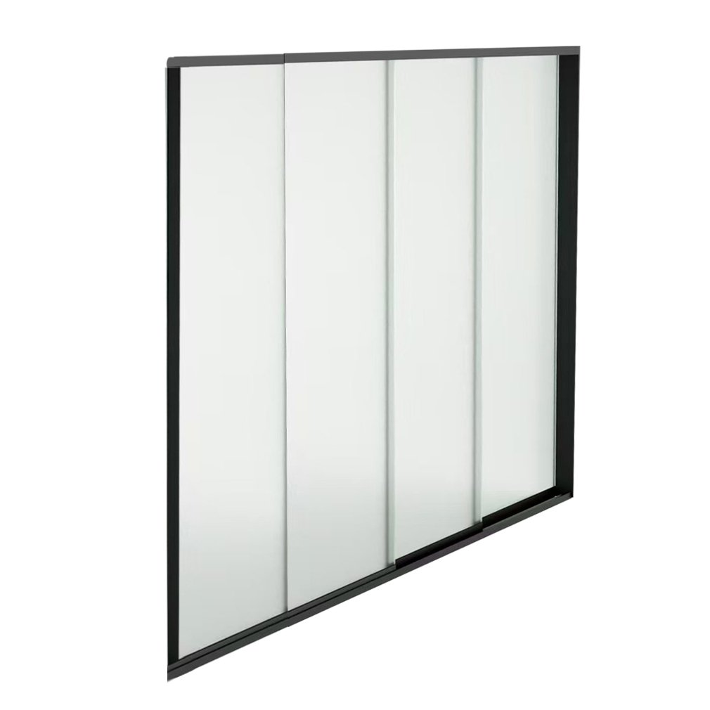 Parete laterale in vetro per pergola bioclimatica Tony - TONY Dimensioni: 4 M, Colore: Antracite