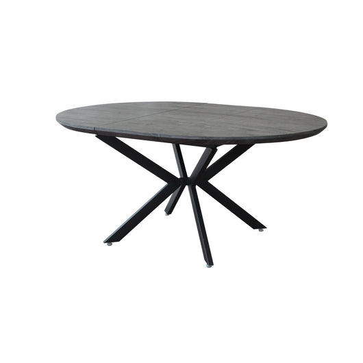 Tavolo da pranzo rotondo allungabile 120/160x120 - VESTA Colore: Antracite