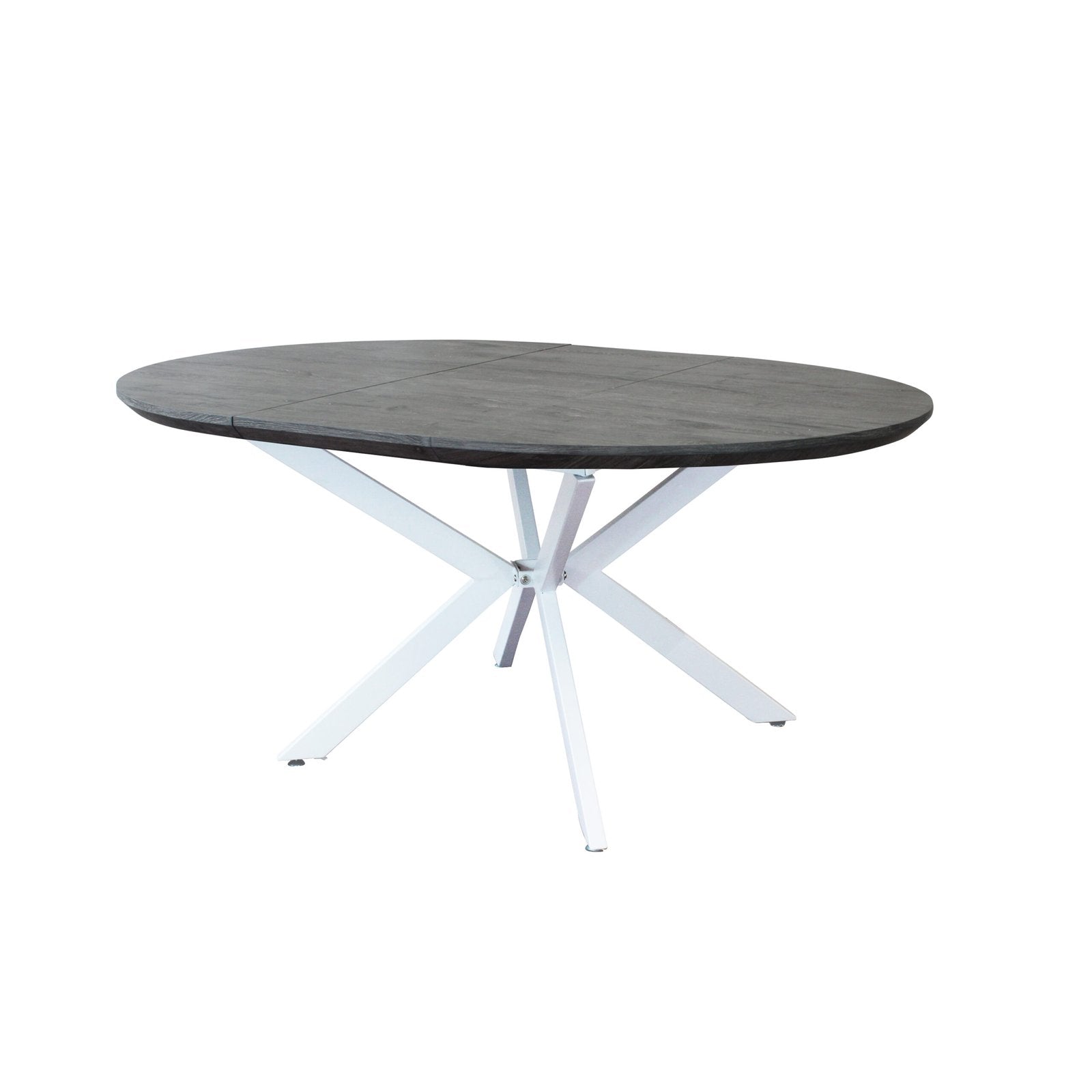 Tavolo da pranzo rotondo allungabile 120/160x120 - VESTA Colore: Antracite