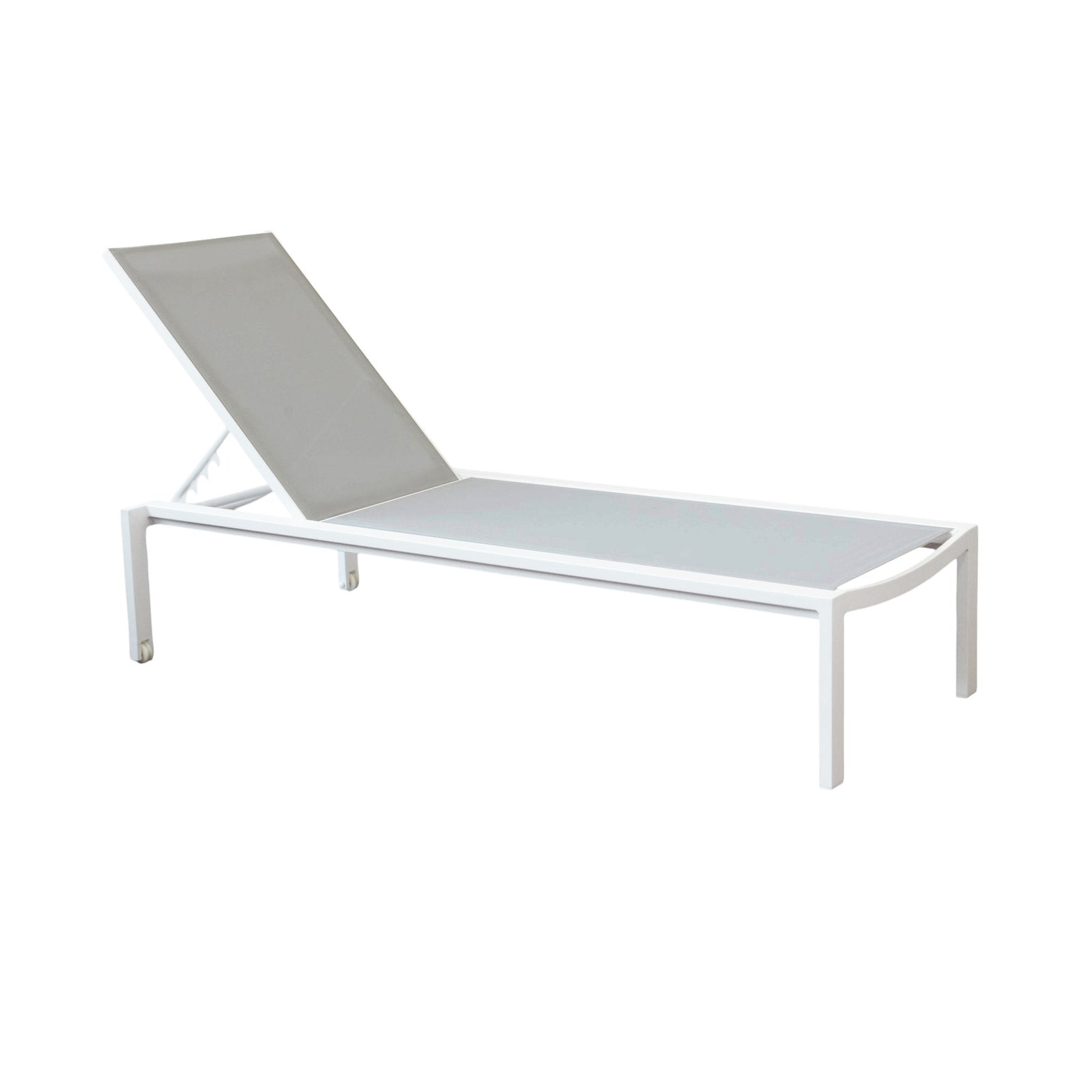 Lettino da Giardino in Alluminio textilene - VIOLETTE Colore: Grigio