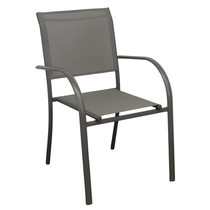 Poltrona impilabile da giardino - YARA Colore: Taupe