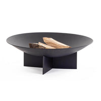 Braciere Acciaio Ruggine Industriale da Esterno 73xH24 - THALIA Colore: Antracite