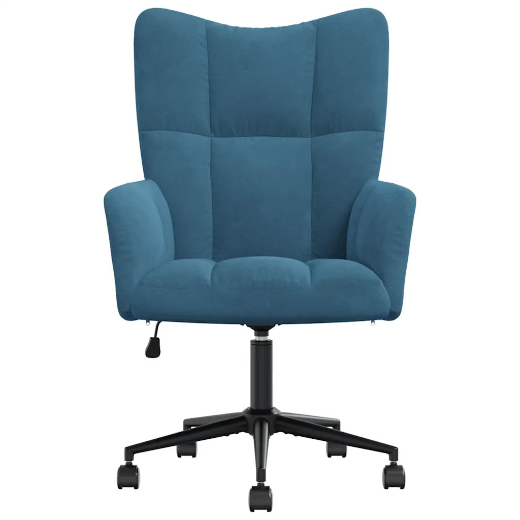 Poltrona Relax Blu in Vellutocod mxl 72555