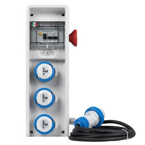 FME 74.128 QUADRO 3P CEE 220V IP65 C/PULS. EMERG