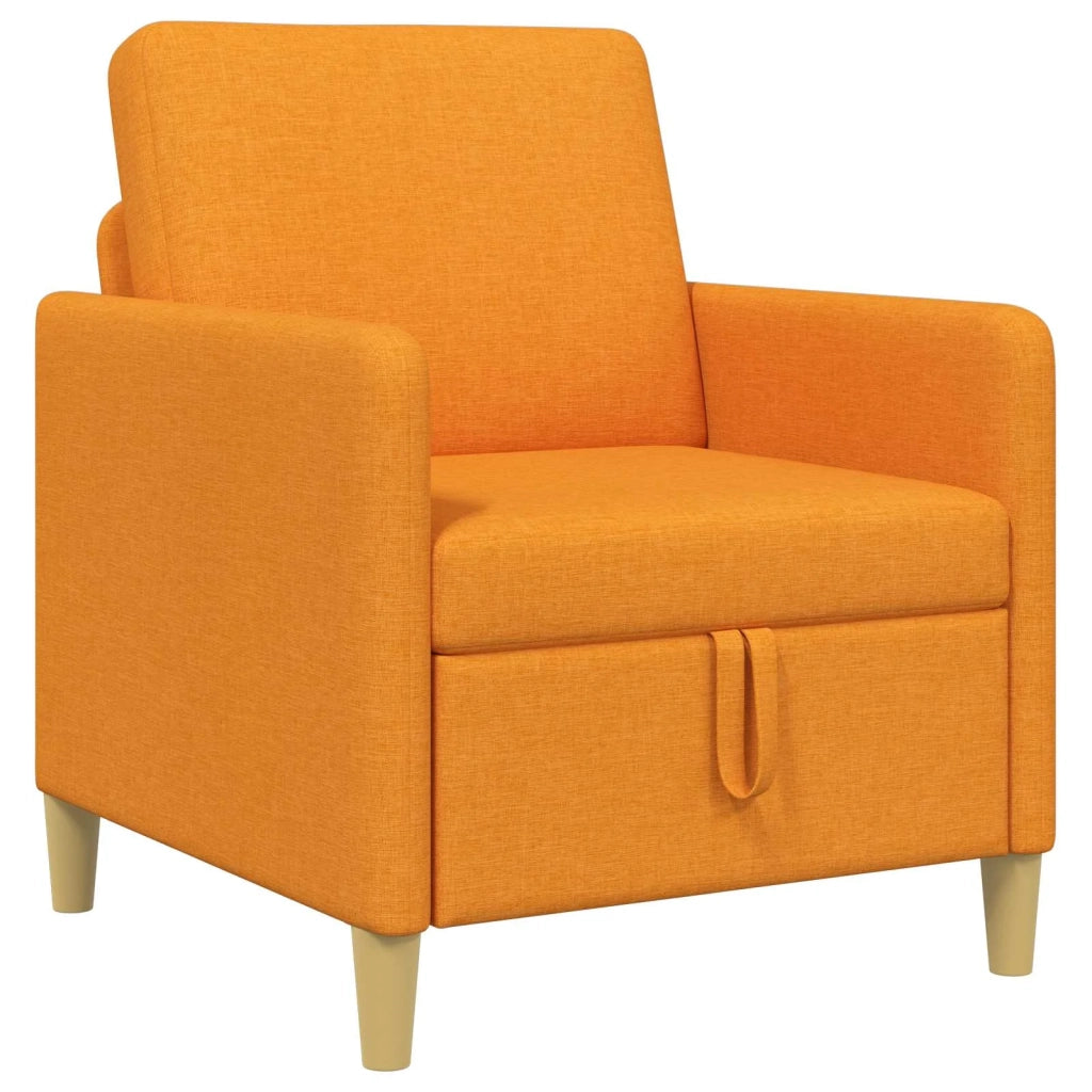 Divano con Storage Giallo Scuro 72 x 78 x 87 cm Poliestere 42036872