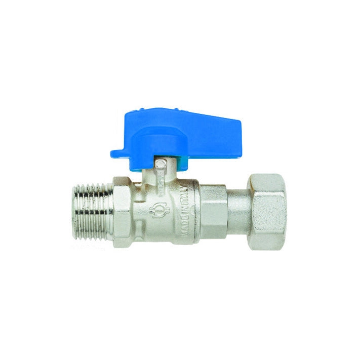 RUBINETTO A SFERA DIRITTO MASCHIO-GIRELLO FEMMINA- 1/2 x 1/2  DN 10  PN 10- FIV- pezzi 1