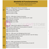 TECHNO Proiettore Faro Solare Led 1100 Lm Con Pannello Separato
