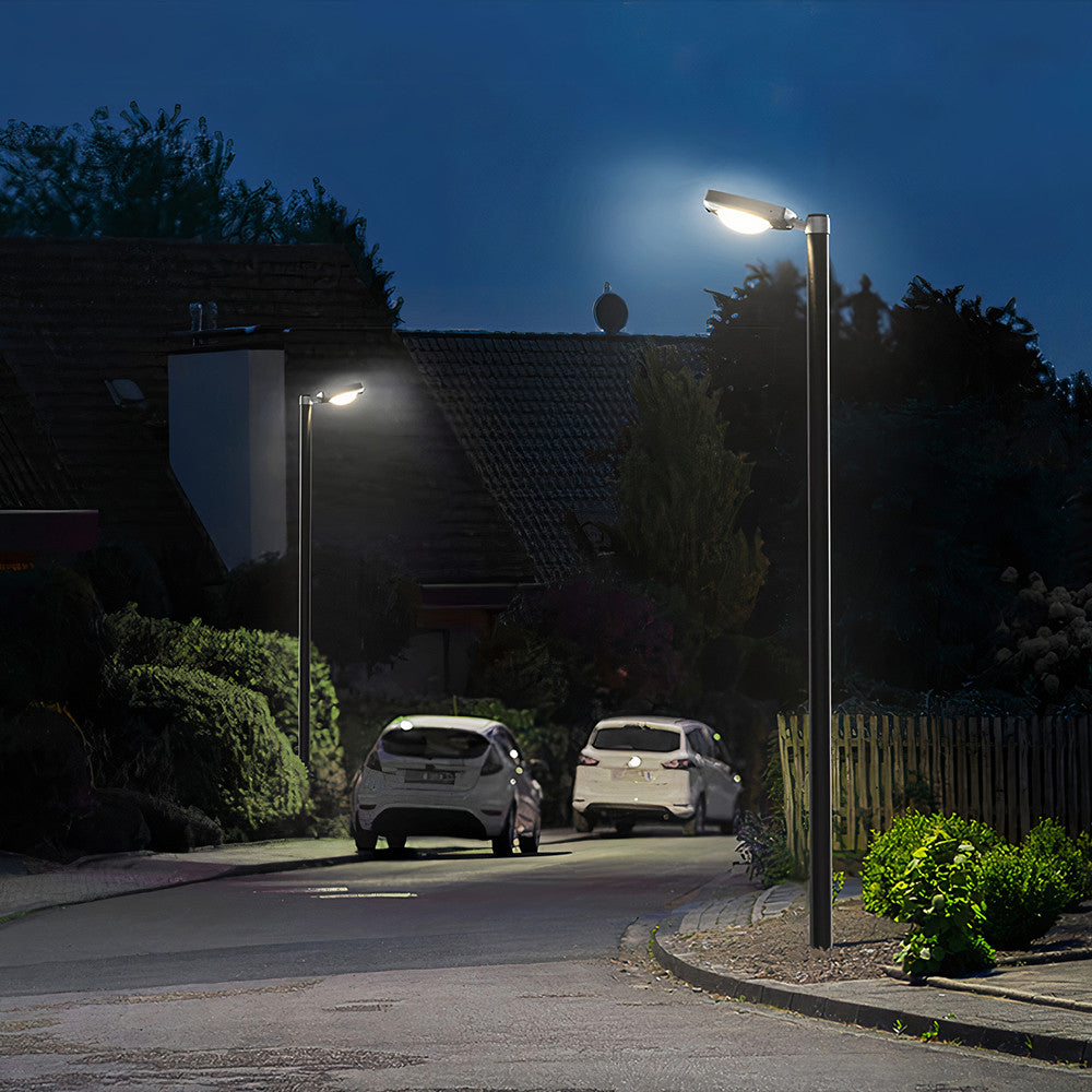 TECHNO Proiettore Faro Solare 3000Lm Con Pannello, Crepuscolare, Sensore Movimento, Telecomando