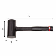 Mazzuola antirimbalzo monoblocco Usag 374 G diametro 50 mm