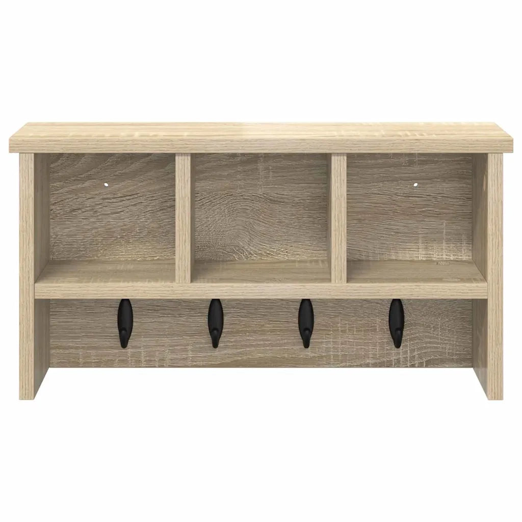 Appendiabiti a muro Rovere Sonoma 50 x 16 x 26 cm CFW5410493