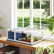 CASA PER TARTARUGHE 91 x 60,5 x 32 cm Legno Blu