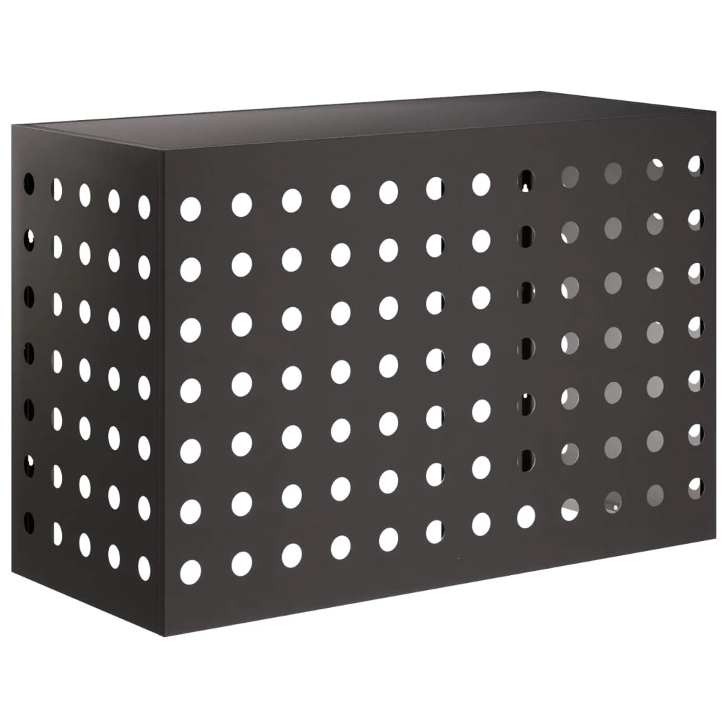Copertura per condizionatore d'aria Nero 90 x 40 x 60 cm 8014122