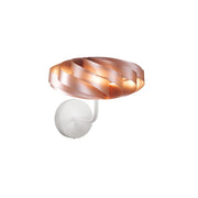 Applique Moderna Flat Polilux ® Rame E Metallo 1 Luce E14