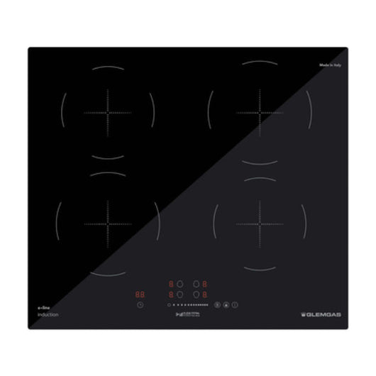 Glem Gas GTI640SL Piano Cottura a Induzione 60 cm Nero