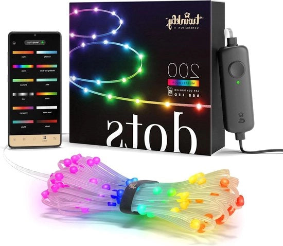 Cavo di Illuminazione Flexibile LED 10 Metri RGB 16 Milioni di Colori Comando da Apparato Translucido Filo Bagnato e da Interno Intelligente Decorazione